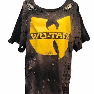 Wu tang distressed shirt